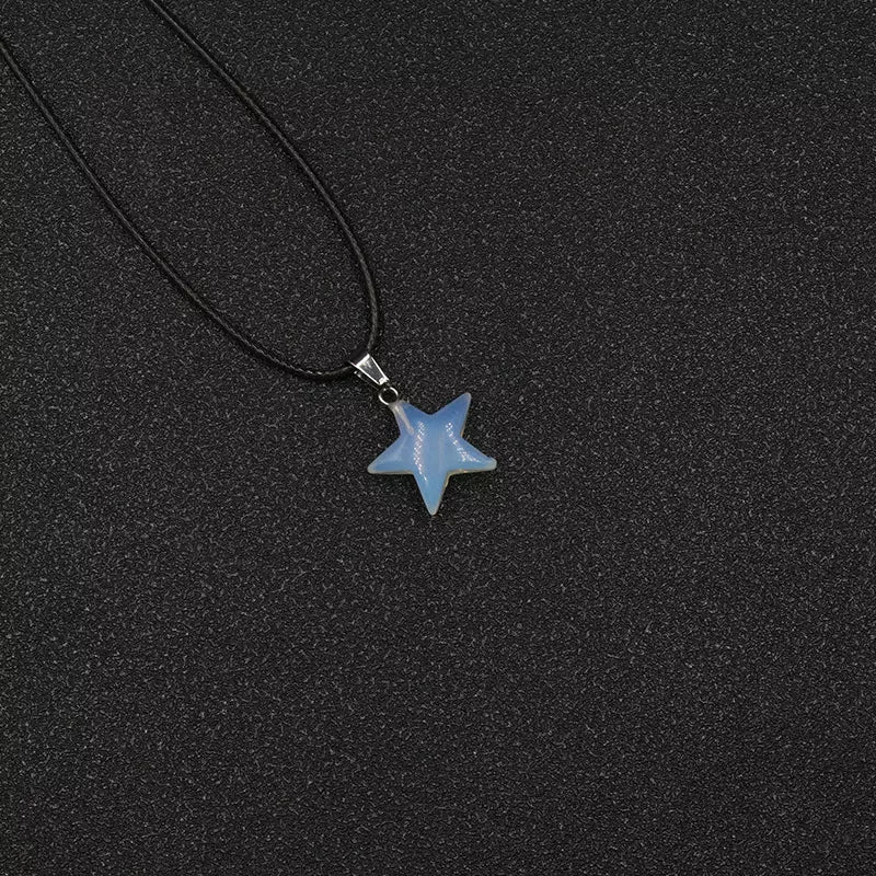 Stjerne formet krystall smykke - Sacha Hudpleie