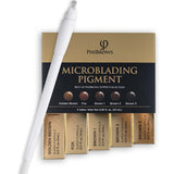 PhiBrows Microblading Pigment Collection SUPER + Disposable Tool with U24 Nano Blade 20pcs