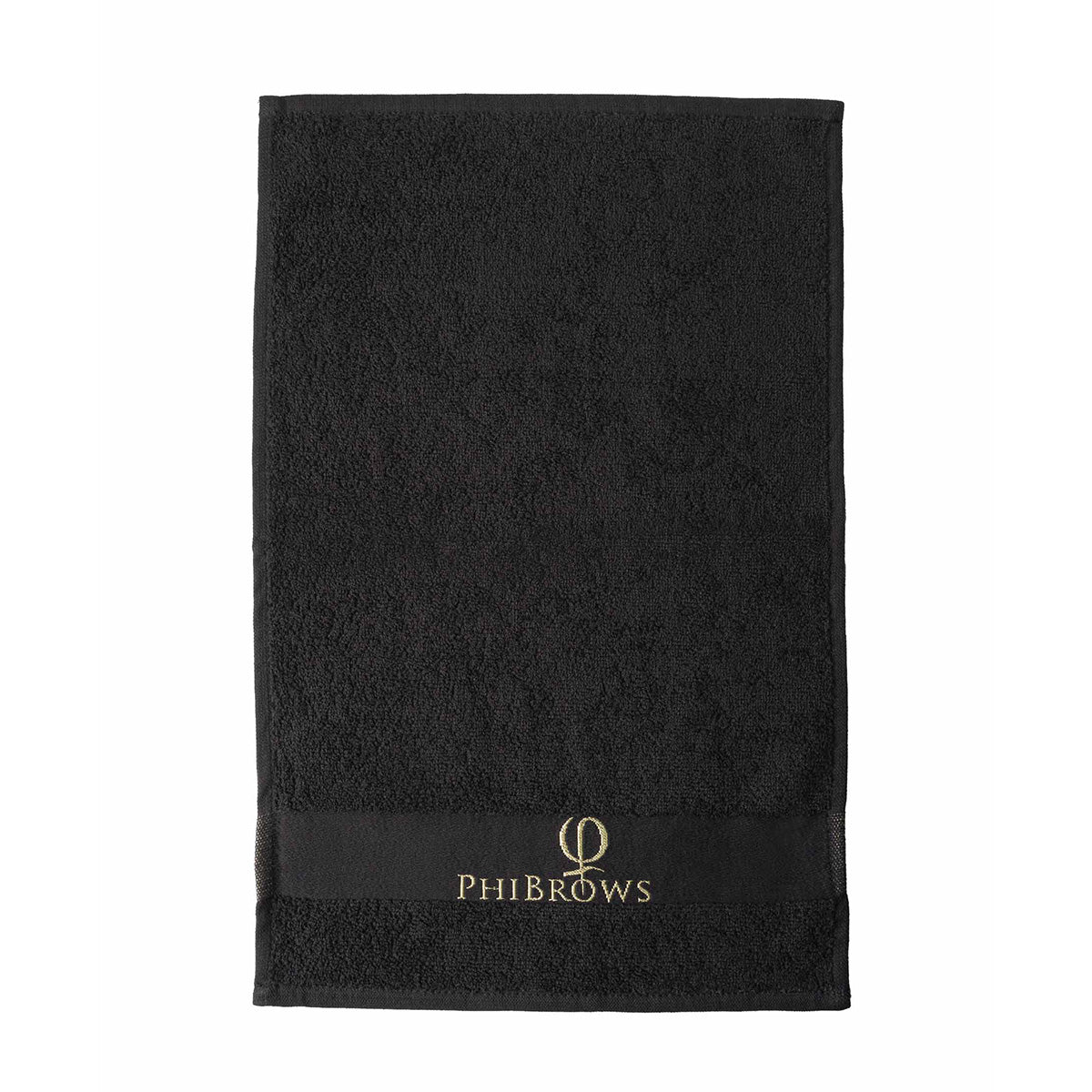 PhiBrows Towel Black 30 × 47 cm