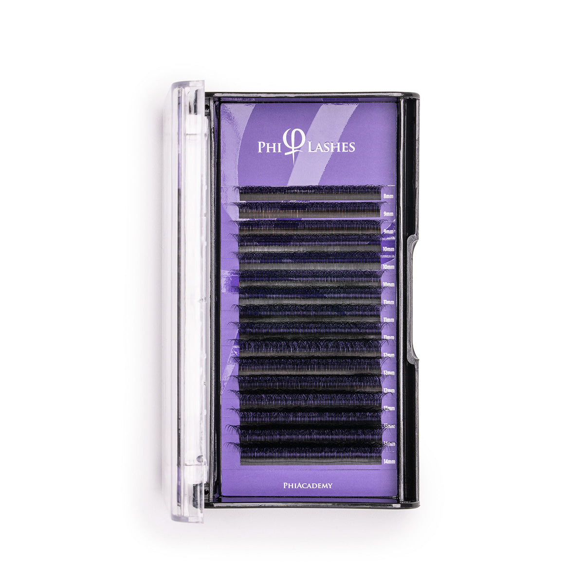 PhiLashes W5D Black Mix – D / 0,07 / 8–14 mm