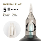 PMU Cartridges 0.30 5F, 5.5mm taper normal flat (EN02B) 20 pcs