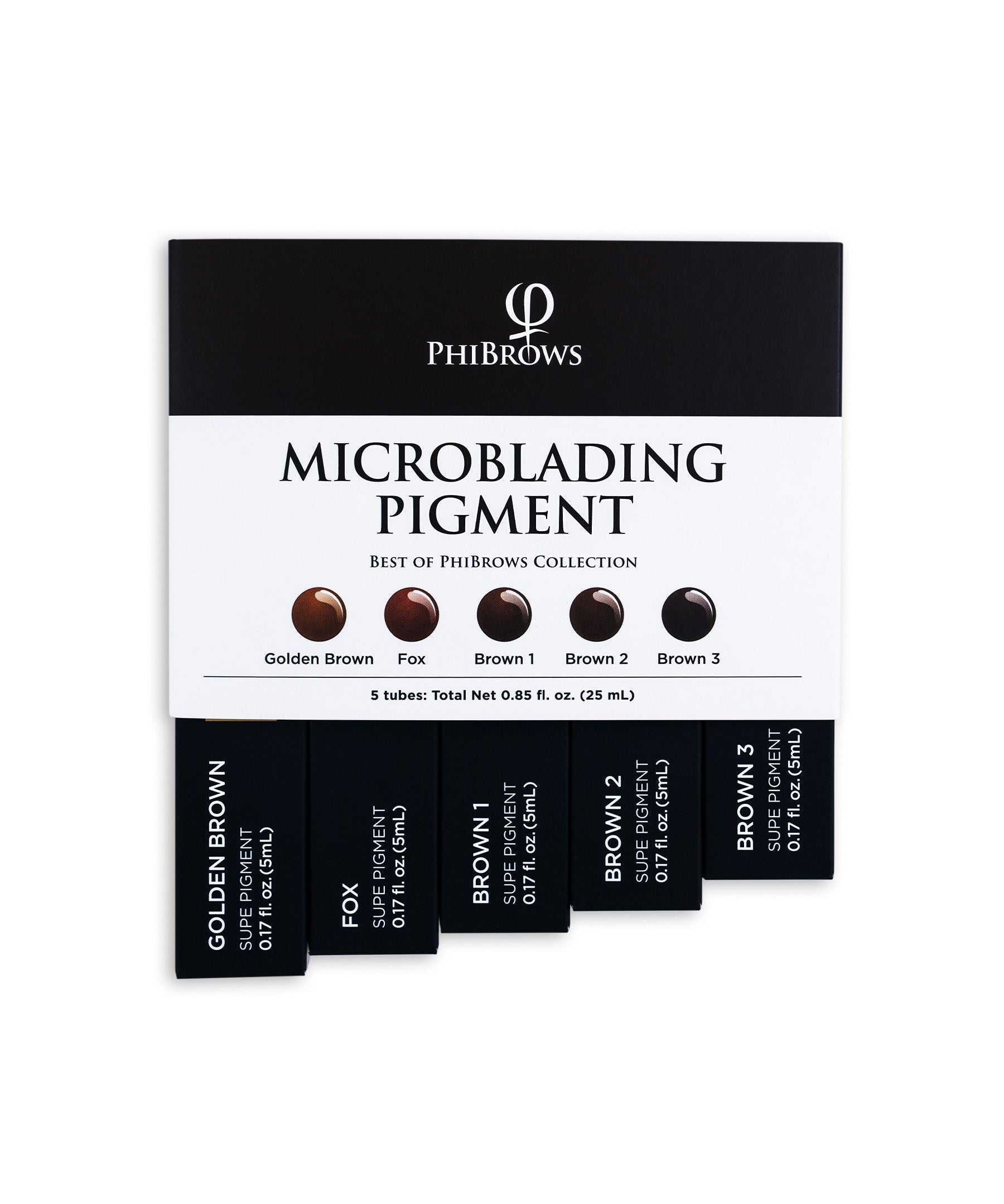 PhiBrows Microblading Pigment Set SUPE