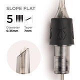 Phi Black Cartridge 0.35 5SF, 7mm taper - 10pcs