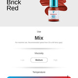 Brick Red PMU Mix Shader Pigment 10ml