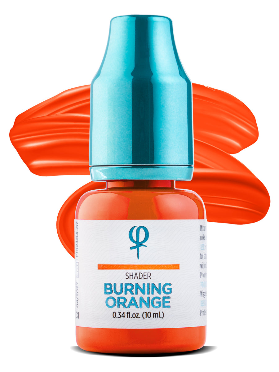 Burning Orange PMU Mix Shader Pigment 10ml