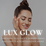 LUX GLOW – Threading, dermaplaning & maske