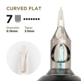 PMU Cartridges 0.18 7F, 3.5mm taper curved flat (EN02B) 20 pcs