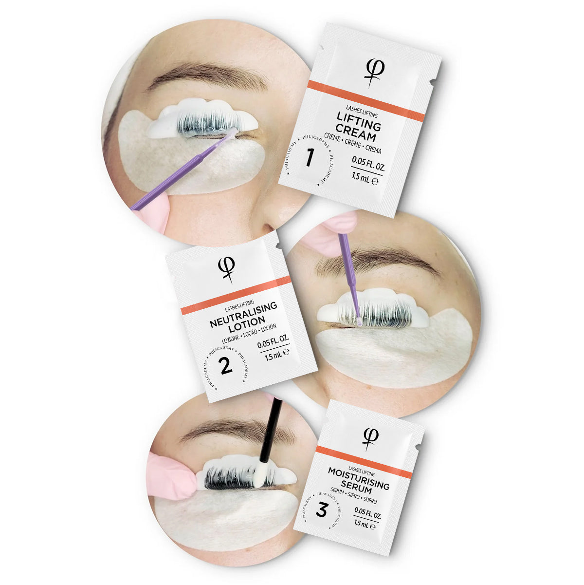 Lashes Lifting Sachet Set